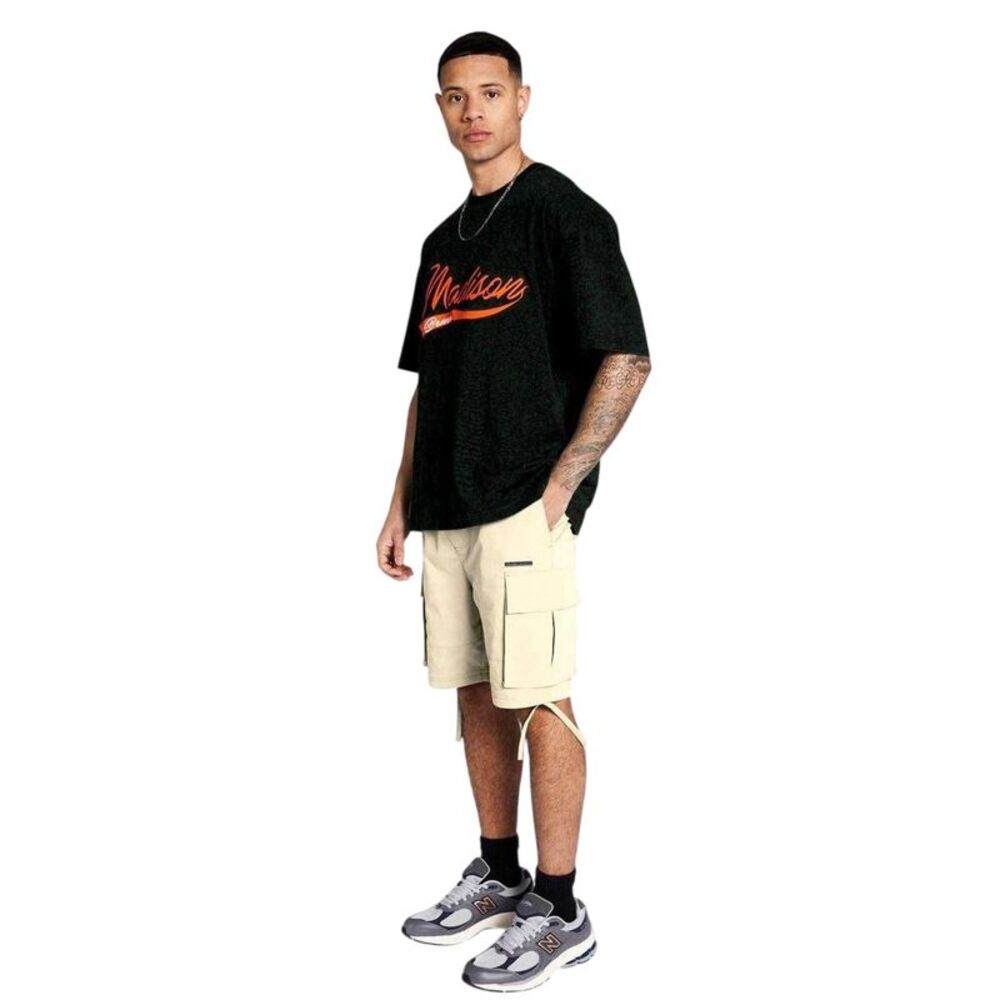 Madison Barclay Mens Cargo Shorts / Stone